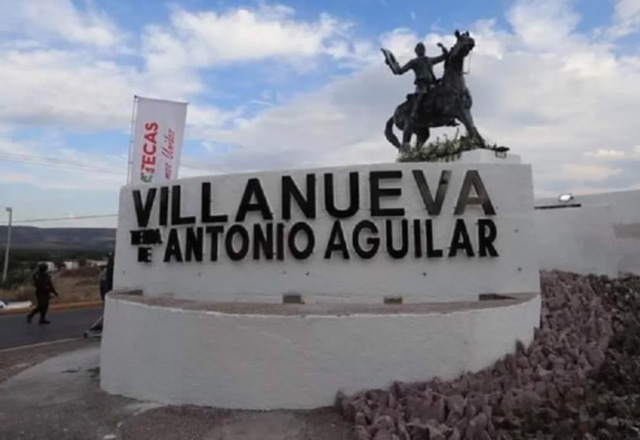 Dejan cinco muertos junto a estatua de Antonio Aguilar en Zacatecas